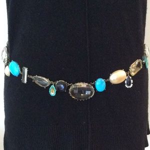 🦋💙💎NEW Chico’s Krystiana Jeweled  Belt💎💙🦋